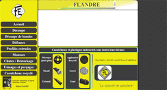 Desktop Screenshot of flandre-elastomeres.fr